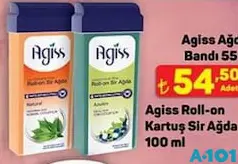 AGİSS ROLL-ON KARTUŞ SİR AĞDA 100 ML fiyat ve kampanya bilgisi